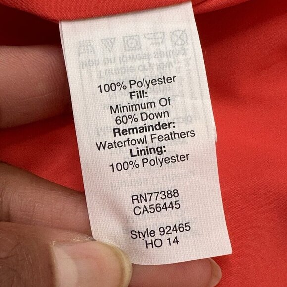 J Crew Quilted Puffer Vest Women's XXS Red Down Fill Pockets Hiking Athleisure - Picture 12 of 14